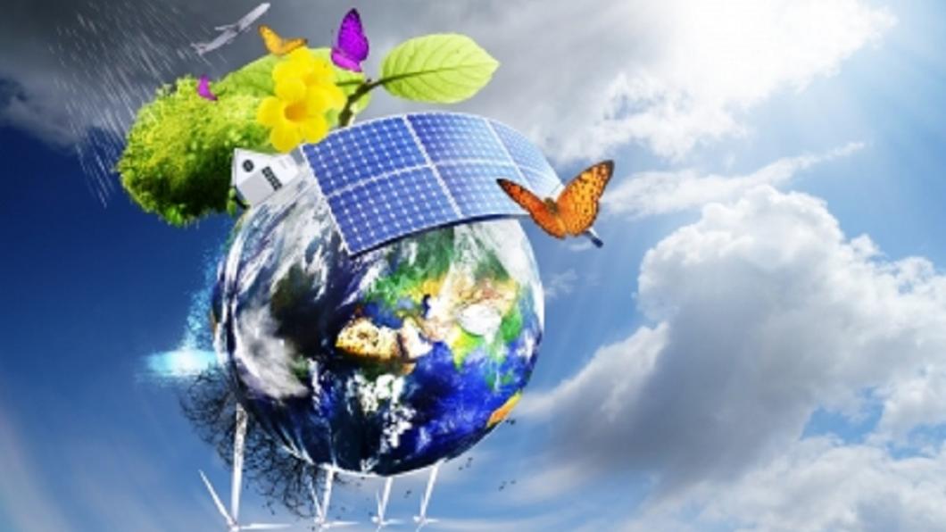 Hernieuwbare energie uit wind en zon. hernieuwbare energie
