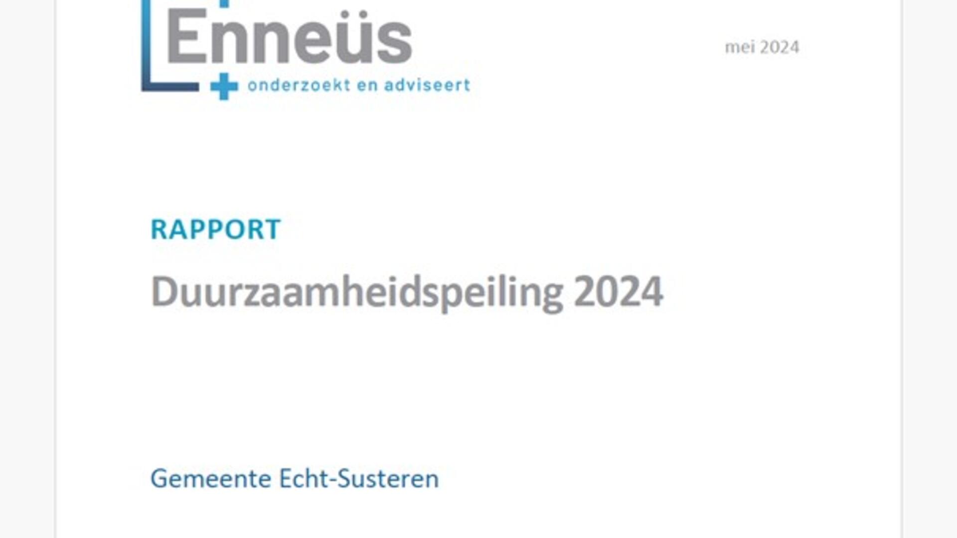 duurzaamheidspeiling 2024